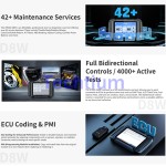 XTOOL D8W  Car Diagnostic Tools All System 38+ Functions